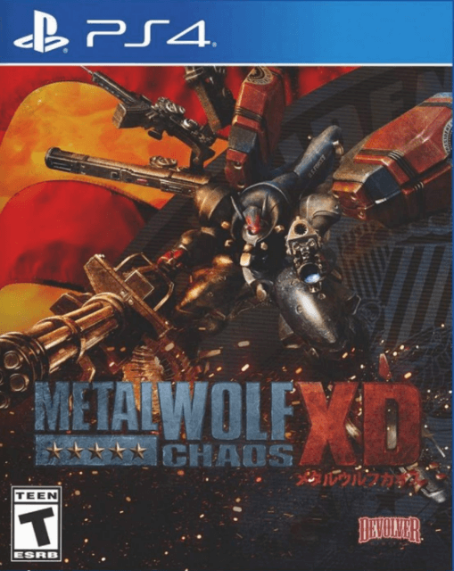 Metal Wolf Chaos XD box art for Playstation 4